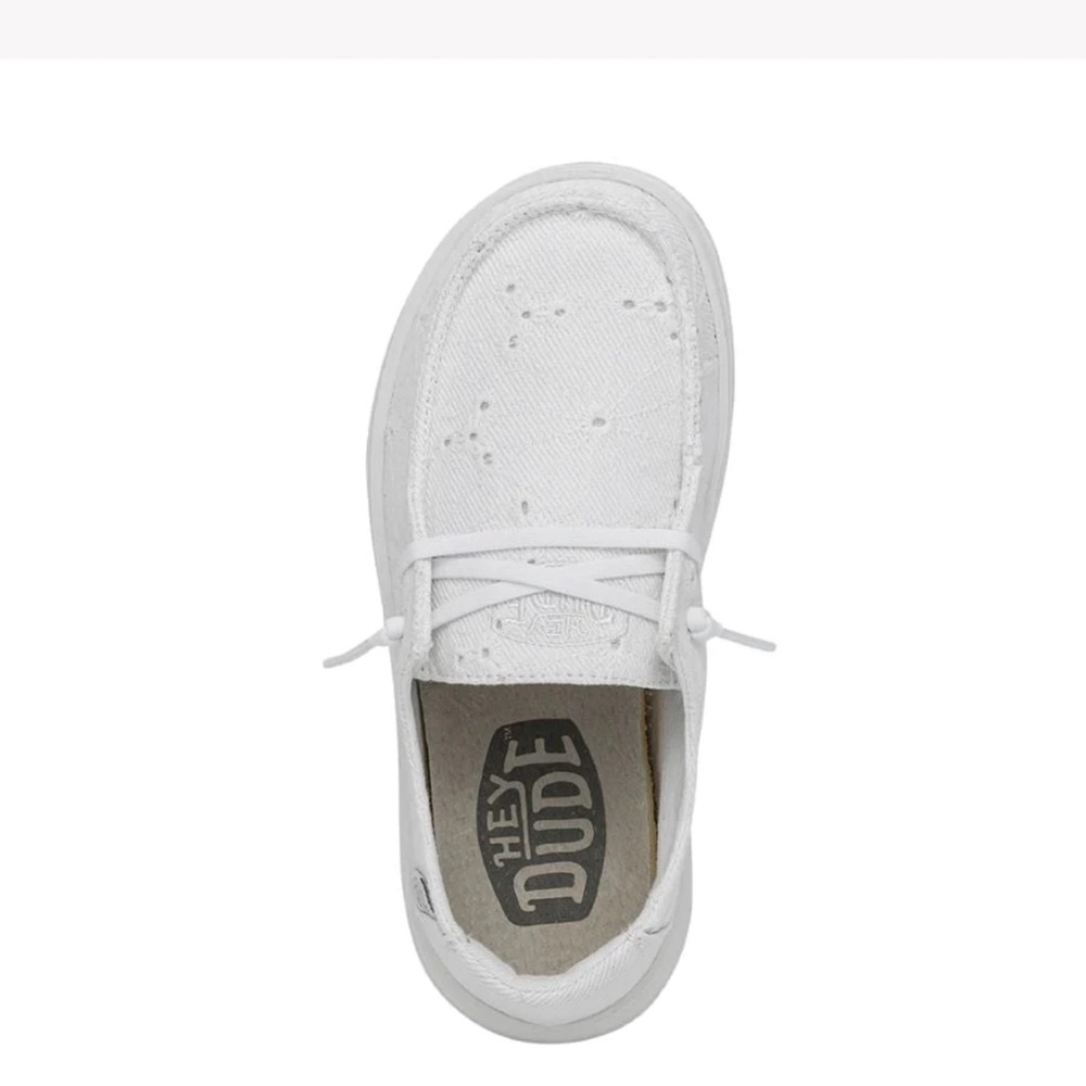 NWT HEY DUDE WENDY YOUTH Eyelet Chapel Bell SZ 2
